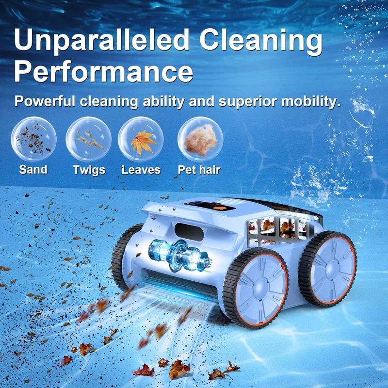 Zyerch Robotic Pool Vacuum for Inground Pools